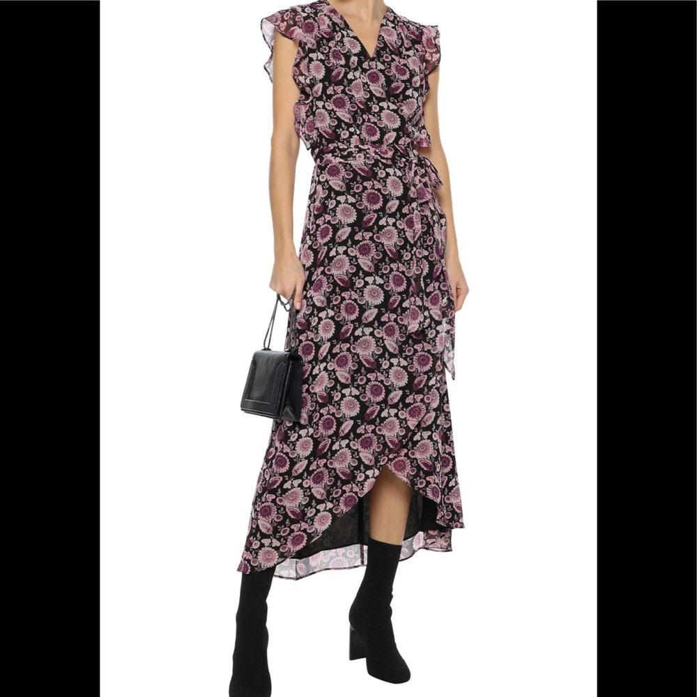 Rebecca Minkoff Flossie Floral Wrap Dress - Picture 5 of 5